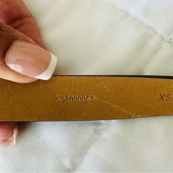 Kate Spade Kissing Bird Belt Dark blue Rhinestones In the Hoop  XS/S - Picture 13 of 15